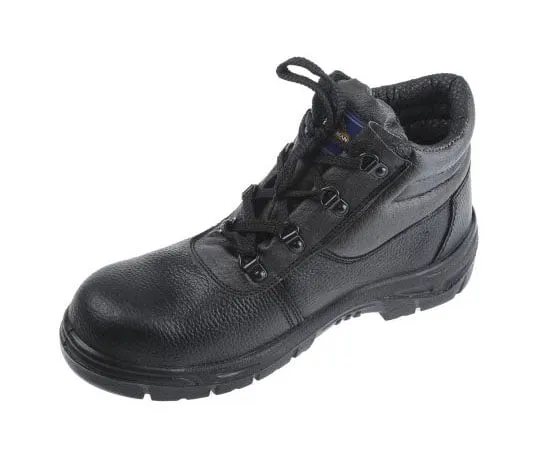 63-7985-94　RS PRO Black Steel Toe Men Safety Boots, UK 9, US 10　790-3997