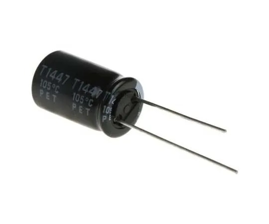 63-7800-08　Rubycon 4.7μF 400V dc Aluminium Electrolytic Capacitor, Through Hole 10 (Dia.) x 16mm +105°C 10mm 5mm　400BXC4R7MEFC10X16
