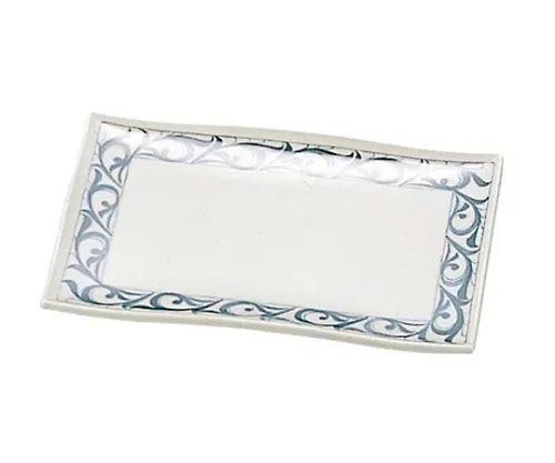 61-6834-64　［Discontinued］Melamine Japanese tableware Torikarakusa pottery dish wave type HK-30　2434100