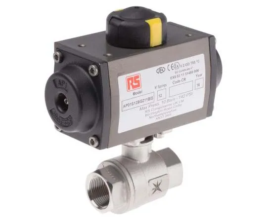 63-7811-60　RS Ball Pneumatic Valve, 3/4 in BSP　760-5659