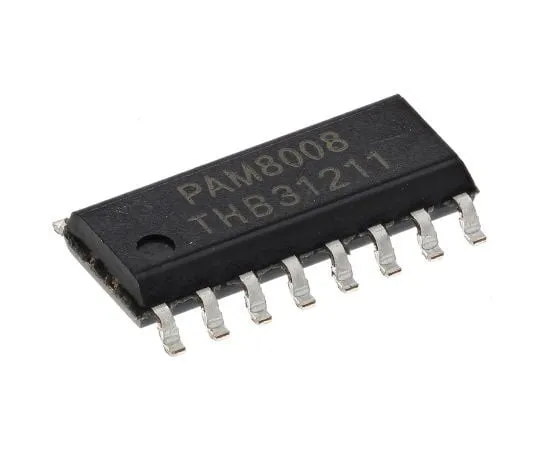 63-7985-39　PAM8008DR DiodesZetex, Audio Amplifier, 16-Pin SOP　PAM8008DR