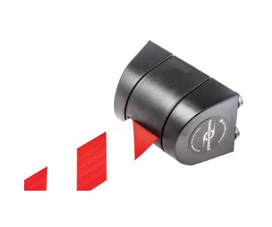 63-7953-44　Tensator Red & White Retractable Barrier, Sign Text Caution Kit includes: Magnetic Mount Housing, Retractable Strap　897M-33-33-D3-MTE