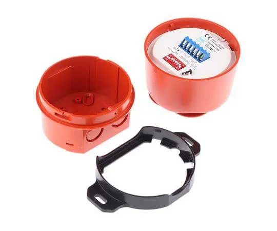 63-7805-91　Banshee Red 32 Tone Electronic Sounder, 9 → 30 V dc, 110dB at 1 Metre　90003R5