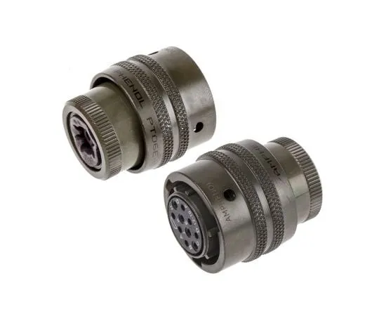 63-8048-90　Amphenol PT Series, 10 Way Cable Mount MIL Spec Circular Connector Plug, Socket Contacts,Shell Size 12, Bayonet,　PT06E-12-10S