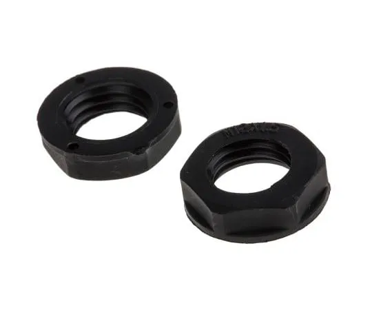 63-8029-31　RS PRO Black Nylon 66 Cable Gland Locknut, M12 Thread, IP68　822-9833