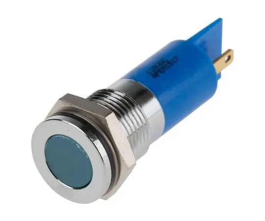 63-8036-56　RS PRO Blue Indicator, 110 V dc, 14mm Mounting Hole Size, Solder Lug Termination, IP67　833-2901