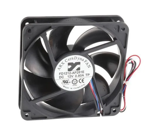 63-7981-61　ARX CeraDyna Series Axial Fan, 120 x 120 x 25mm, 223m³/h, 10.2W, 12 V dc　FD1212-AP281E2AL