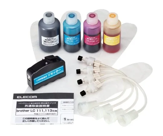62-2049-90　［Discontinued］Refill Ink Kit for Brother LC 111/LC 113　THB-111113KIT