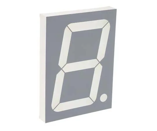 63-7755-03　SA40-19SURKWA Kingbright 7-Segment LED Display, CA Red 250 mcd RH DP 101mm　SA40-19SURKWA