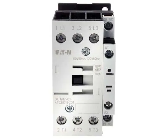 63-7789-43　Eaton 3 Pole Contactor, 17 A, 110 V ac Coil, xStart, 3NO, 7.5 kW　277033 & DILM17-01(110V50HZ,120V60HZ)