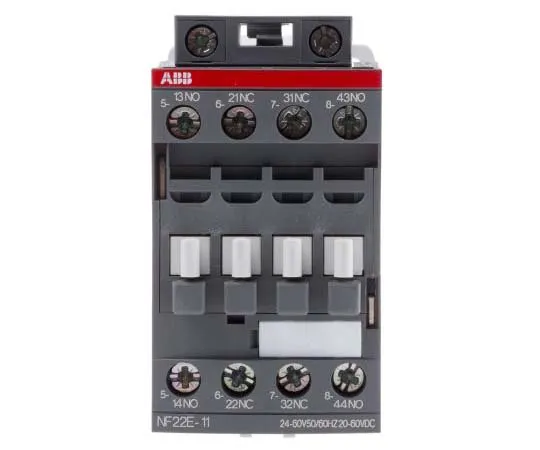 63-7819-86　ABB 4 Pole Contactor, 6 A, 24 V ac/dc Coil, AF Range, 2NO/2NC　1SBH137001R1122  NF22E-11