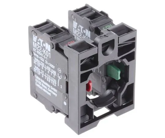 63-8012-37　Eaton M22 Contact Block 1NO 1NC 500 V Screw terminal　216505 & M22-AK11