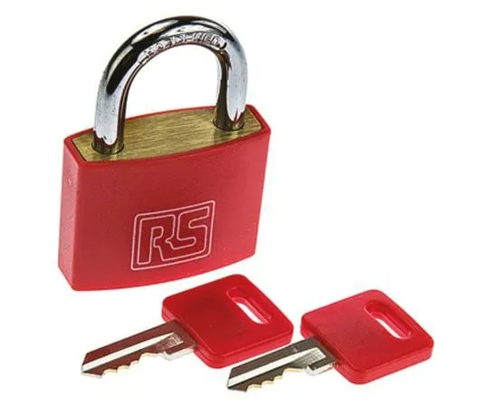 63-7970-79　RS PRO 43mm Brass Key Padlock　781-6013