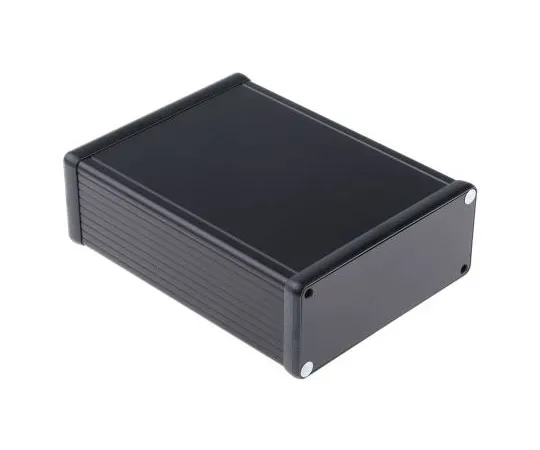 63-7961-71　Hammond 1455, Aluminium Enclosure, 160 x 125 x 51.5mm　1455Q1601BK