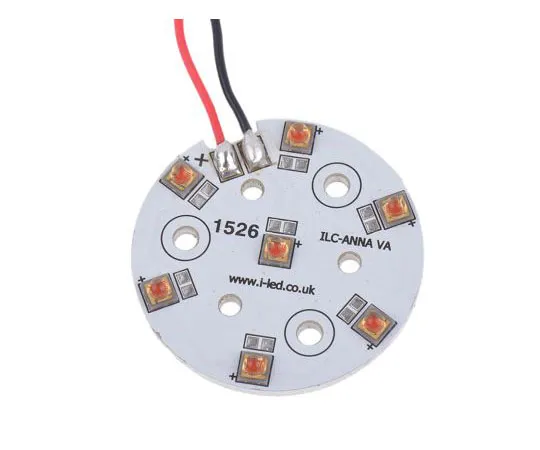 63-8054-74　ILS ILC-ONA7-HYRE-SC211-WIR200., OSLON 80 PowerAnna Coin Circular LED Array, 7 Red LED　ILC-ONA7-HYRE-SC211-WIR200.