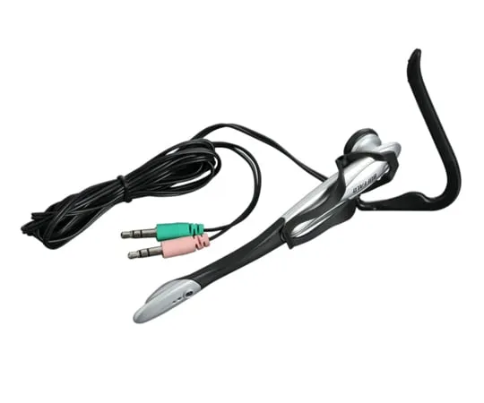62-4120-77　［Discontinued］Single Ear Hook Type Headset Silver　BSHSE06SV