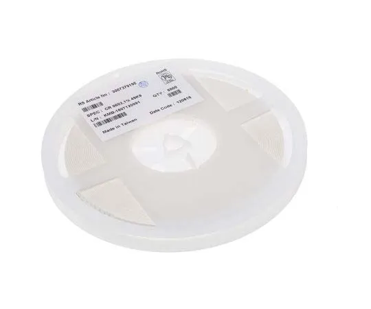 63-7778-89　49.9kΩ 0603 Thick Film Surface Mount Fixed Resistor ±1% 0.1W　737-9195