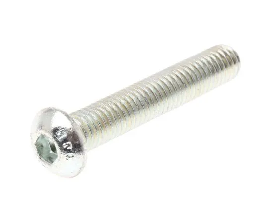 63-8028-32　RS PRO M8 x 45mm Hex Socket Button Screw Bright Zinc Plated Steel　822-9206