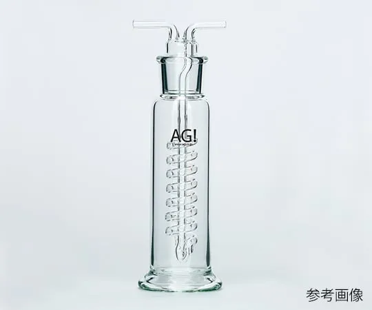 3-9412-03　［Discontinued］Transparent Common Sliding Gas Washing Bottle Walter Type 250mL　4114-250