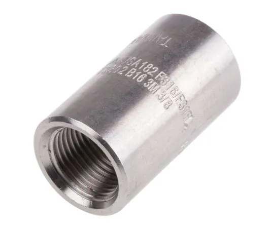63-8031-43　RS PRO Stainless Steel Circular Straight Coupler 3/8in Rc(T) Female x 3/8in Rc(T) Female 1.5in　826-6996