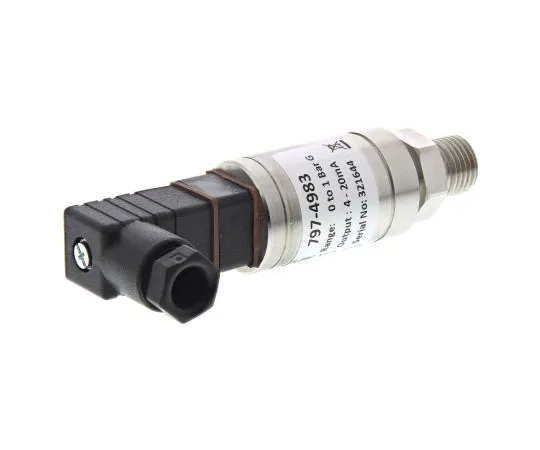 63-7996-58　RS PRO Gauge for Air, Gas, Hydraulic Fluid, Liquid, Water Pressure Sensor, 1bar Max Pressure Reading , 9 → 32 V　797-4983