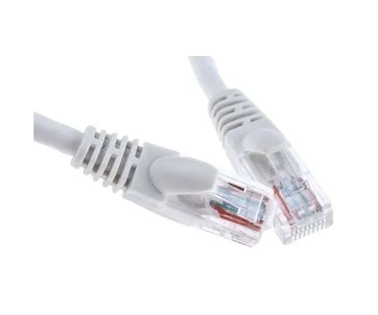 63-7780-41　RS Pro White PVC Cat5e Cable Unshielded, 3m Male RJ45/Male RJ45　738-8449