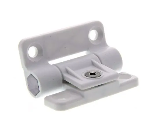 63-7961-30　RS PRO White Acetal Adjustable Hinge with a Fixed Pin Screw, 65mm x 57mm x 5.2mm　772-9641