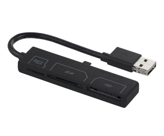 62-4121-32　［Discontinued］Both USB Card Reader/Writer Black　BSCR16UD2BK