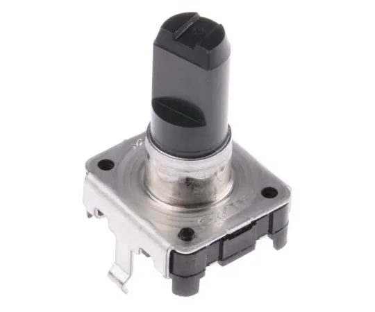 63-7769-37　Alps Alpine 24 Pulse Incremental Mechanical Rotary Encoder with a 6 mm Flat Shaft (Not Indexed), Through Hole　EC12E24204A8