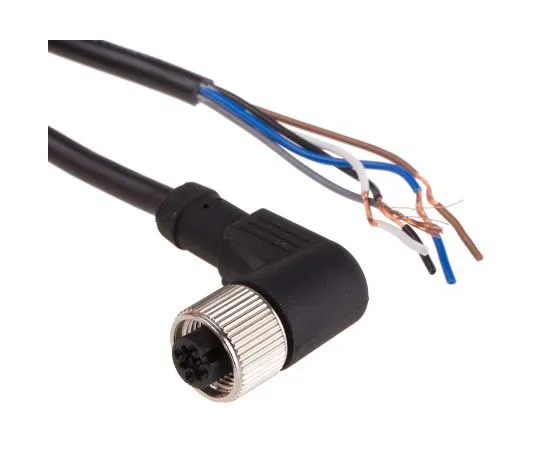 63-8052-97　RS PRO Right Angle M12 to Unterminated Cable assembly, 5 Core 5m Cable　877-1044