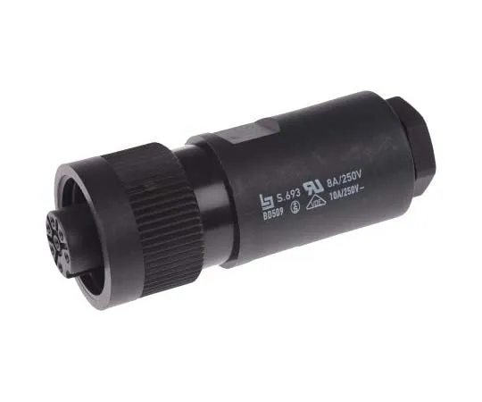 63-7775-10　Binder 693 Series Cable Mount Connector, 7 contacts Socket　99-4218-110-07