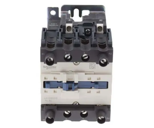 63-7791-76　Schneider Electric 4 Pole Contactor, 60 A, 400 V ac Coil, TeSys D, 2NO/2NC　LC1D40008N7