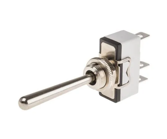 63-8007-08　Apem Toggle Switch, (On)-Off-(On), Panel Mount　637h/2-5