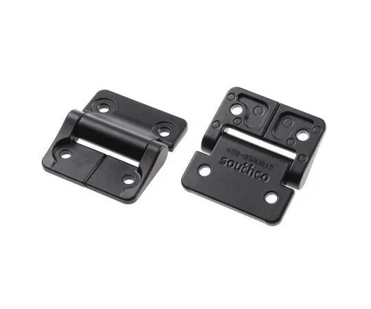 63-7759-25　Southco Black Paint Zinc Torque-Constant Hinge, 50.8mm x 57.1mm x 12.7mm　E6-10-430-50