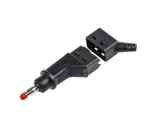 63-7764-91　4mm Stackable retracatble plug black　66.9328-21