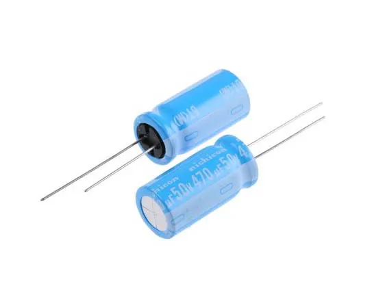 63-7814-74　Nichicon 470μF 50V dc Aluminium Electrolytic Capacitor, Through Hole 12.5 x 25mm +125°C 12.5mm 5mm　UBT1H471MHD8