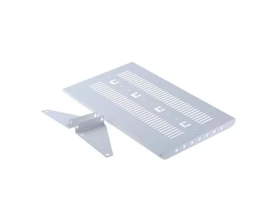63-7759-56　Schroff Grey 2U Cantilever Shelf, 250mm x 430mm　20118789