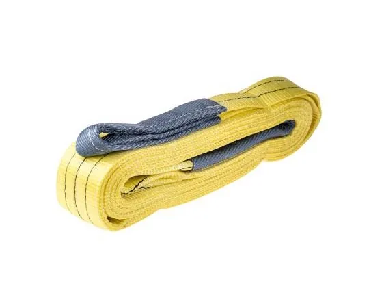 63-7767-72　RS 5m Yellow Lifting Sling Webbing, 3t　729-3026