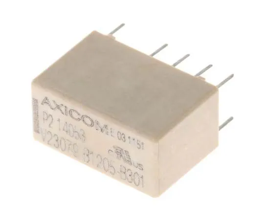 63-7807-24　DPDT PCB Mount Latching Relay 2 A, 24V dc　V23079B1205B301