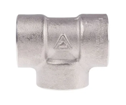 63-8031-39　RS PRO Stainless Steel Circular Tee Tee 1-1/4in G(P) Female x 1-1/4in G(P) Female x 1-1/4 Female G(P) 4.02in　826-6986