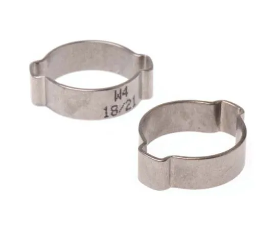 63-7765-13　RS Pro Stainless Steel O Clip, 8mm Band Width, 18mm - 21mm Inside Diameter　726-3618