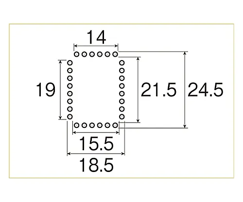 61-0484-44　［Discontinued］Replacement Nozzle HS-616, for Hot Air SMD Removing Machine　HS-616