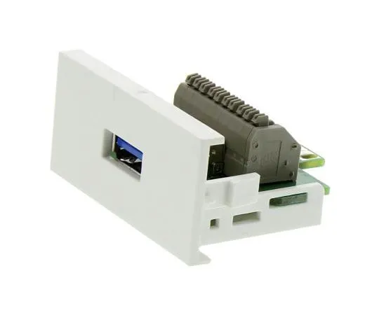 63-7953-65　Single Gang 1 Way Female USB 3.0 Faceplate　CLB50-USB-3.0