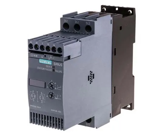 63-7795-64　Siemens 25 A Soft Starter 3RW30 Series, IP20, 11 kW　3RW3026-1BB14