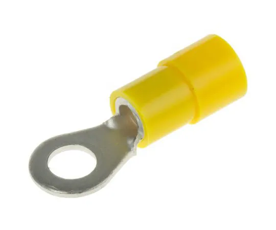 63-8004-72　Phoenix Contact C-RCI 6/M5 Series Insulated Crimp Ring Terminal, M5 Stud Size, 4mm² to 6mm² Wire Size, Yellow　3240028