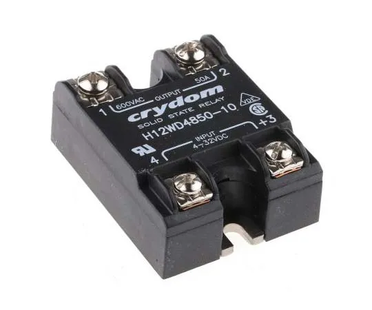63-7776-45　Sensata / Crydom 50 A Solid State Relay, Instantaneous, Panel Mount, SCR, 660 V rms Maximum Load　H12WD4850-10