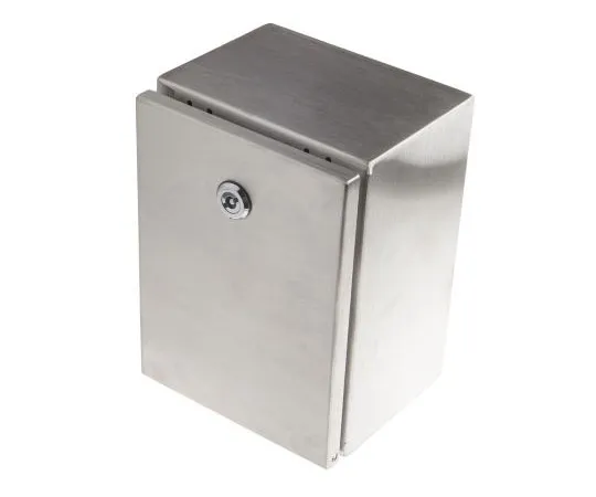 63-8039-63　RS PRO 304 Stainless Steel Wall Box, IP66, 240mm x 180 mm x 150 mm　842-8412