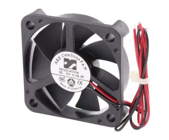 63-7981-58　ARX CeraDyna Series Axial Fan, 50 x 50 x 10.5mm, 17m³/h, 1.44W, 12 V dc　FD1250-A1041A3AL