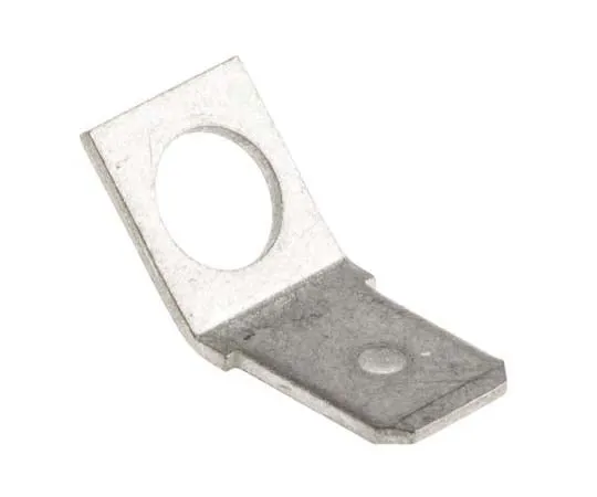 63-7753-65　TE Connectivity FASTON .250 Series , 45° Mount Angle Stud Mount Tab Terminal, 6.35 x 0.81mm Tin Plated　61365-1