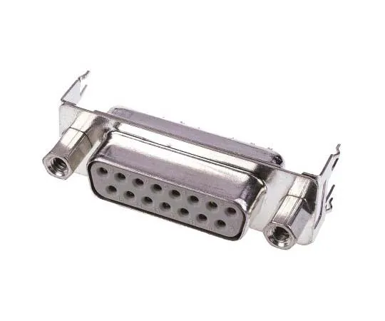 63-7751-84　TE Connectivity Amplimite HD-20 Series, 15 Way Through Hole PCB D-sub Connector Socket, 2.74mm Pitch　7-1393740-1
